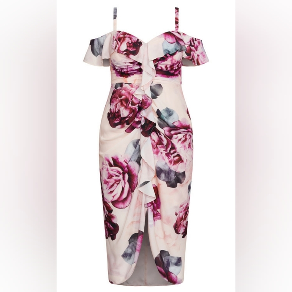 City Chic vintage bloom dress 18M. Va va voom. - Picture 7 of 8